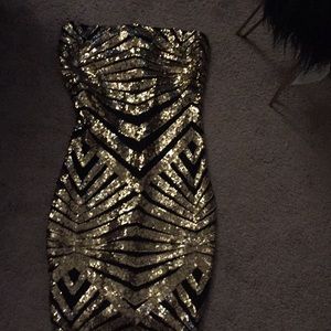 Short sequined dress